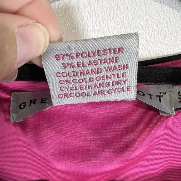 Gretchen Scott Designs XS Black Sleeveless V Neck Jersey‎ Knit Mini Dress - Picture 5 of 8